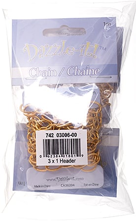 Dazzle-It Cable Chain 9x7mm  1m /Card