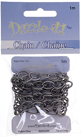 Dazzle-It Cable Chain 9x7mm  1m /Card