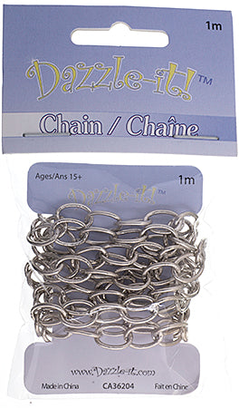 Dazzle-It Cable Chain 9x7mm  1m /Card