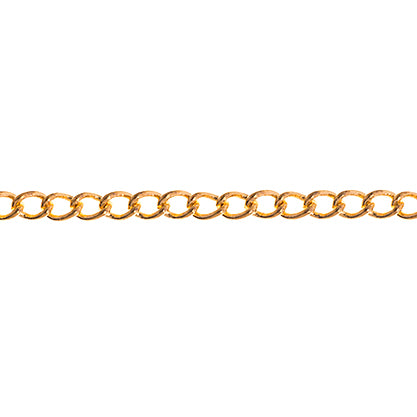 Dazzle-It Curb Chain 3x2mm  1m /Card