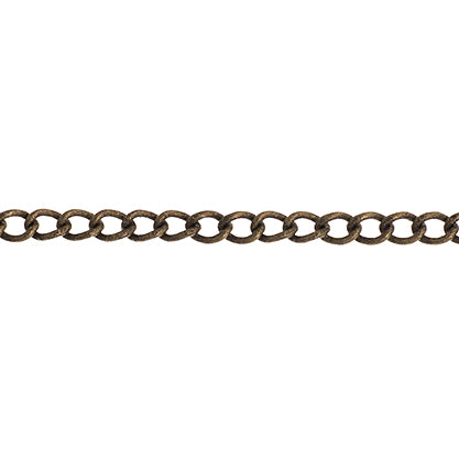 Dazzle-It Curb Chain 3x2mm  1m /Card