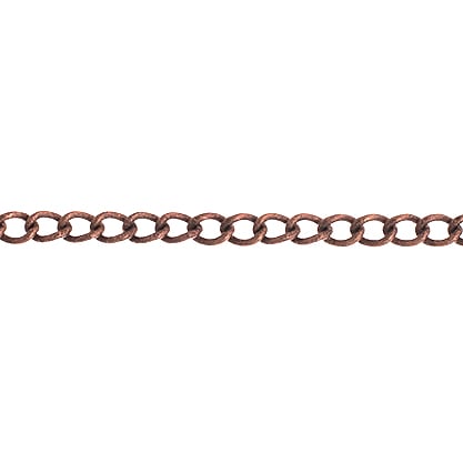 Dazzle-It Curb Chain 3x2mm  1m /Card