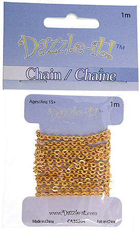 Dazzle-It Rolo Chain 2x2.5mm  1m /Card