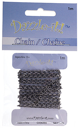 Dazzle-It Rolo Chain 2x2.5mm  1m /Card