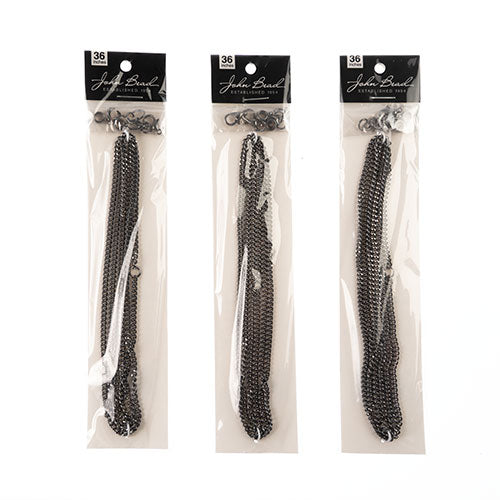 36in Chain And Findings Set- 3mm Curb Chain 