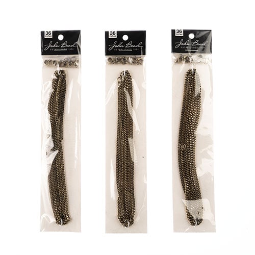 36in Chain And Findings Set- 3mm Curb Chain 