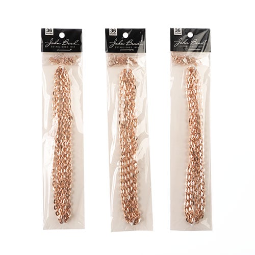 36in Chain And Findings Set-3x4mm Oval Cable Chain