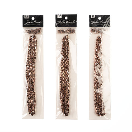 36in Chain And Findings Set-3x4mm Oval Cable Chain