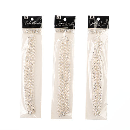 36in Chain And Findings Set- 4mm Rolo Cable Chain 