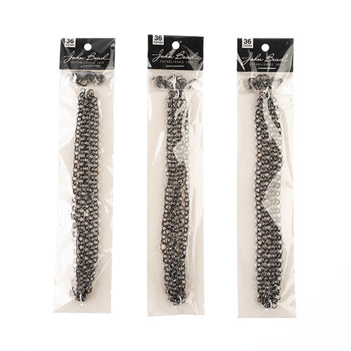 36in Chain And Findings Set- 4mm Rolo Cable Chain 