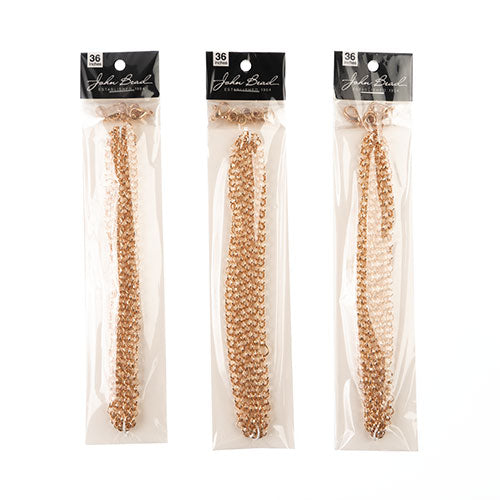 36in Chain And Findings Set- 4mm Rolo Cable Chain 