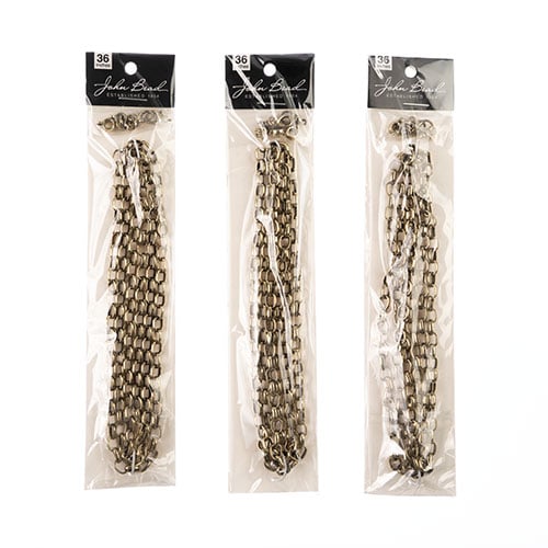 36in Chain And Findings Set-5x7mm Oval Cable Chain