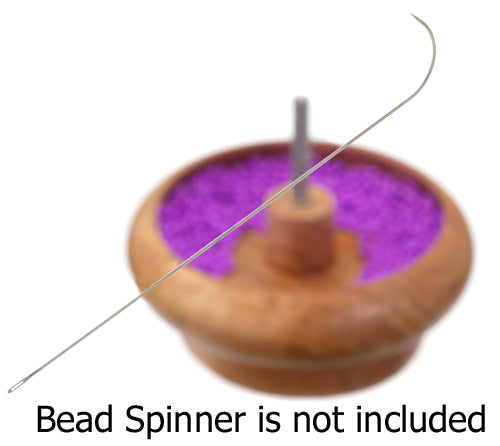Dazzle-It Curved Needle 5in Spin That Bead Needle 3pc/Card