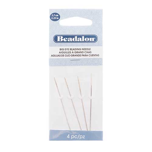 Beadalon Big Eye Needle 4pcs/Package
