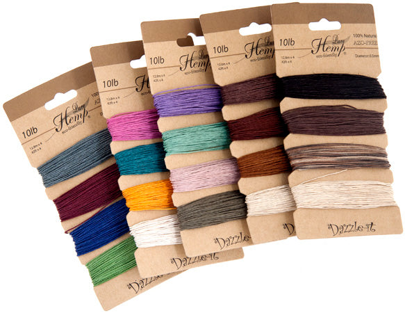 Hemp 100% Natural 0.5mm 10lb 4x41.9ft 