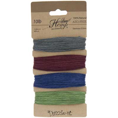 Hemp 100% Natural 0.5mm 10lb 4x41.9ft