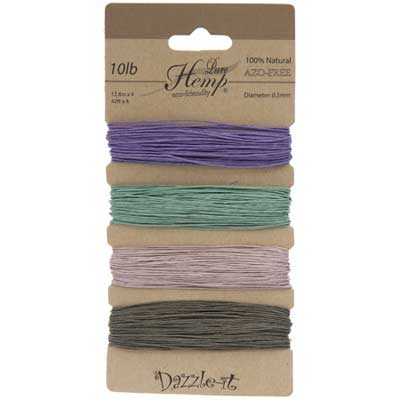 Hemp 100% Natural 0.5mm 10lb 4x41.9ft