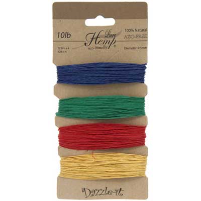 Hemp 100% Natural 0.5mm 10lb 4x41.9ft