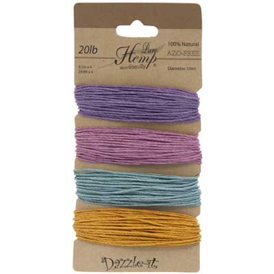 Hemp 100% Natural 1mm 20lb 4x29.9ft
