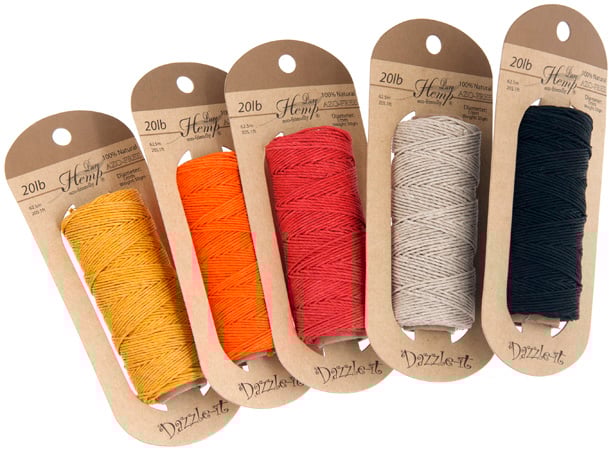 Hemp 100%  1mm 20lb 205.1ft 50g