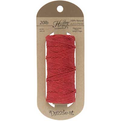 Hemp 100%  1mm 20lb 205.1ft 50g