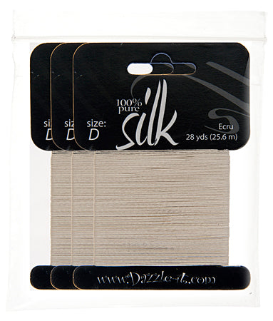 Dazzle-It Silk Bead Thread D (5.9lbs) - 28 Yards