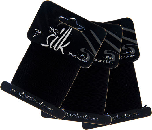 Dazzle-It Silk Bead Thread F (10.9lbs) - 20 Yards