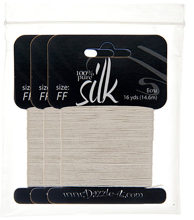Dazzle-It Silk Bead Thread FF (12.8lbs) 16 Yards