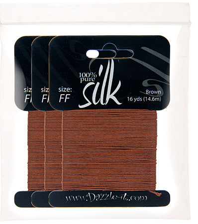 Dazzle-It Silk Bead Thread FF (12.8lbs) 16 Yards
