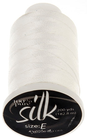 Dazzle-It Silk Bead Thread E (8.2lbs) - 200 Yards
