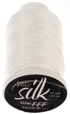 Dazzle-It Silk Bead Thread FFF (15lbs) 92 Yards
