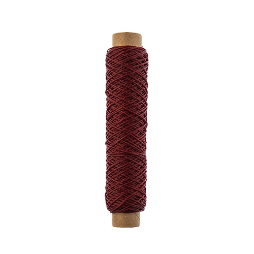Gudebrod Waxed Thread 3ply 75ft Bobbin 0.38mm thick