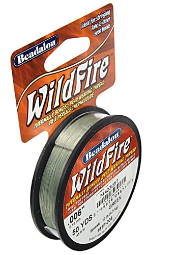 Beadalon Wildfire FROST White Beading Thread .006/.008 20, 50