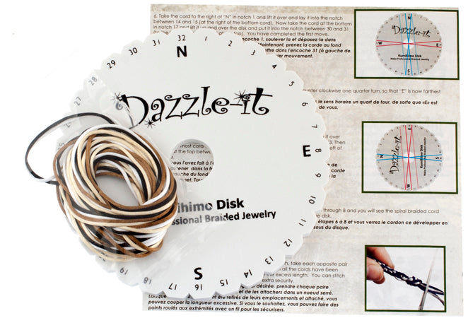 Kumihimo Disk Kit - Round Braid 