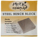Large Bench Block Steel 4x4x0.5Inch - Metal Complex