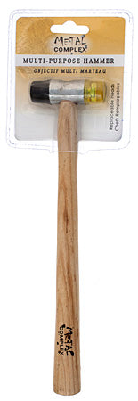 Hammer Plastic Replaceable Tips Wood Handle-Approx 10in