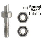 Metal Complex Replacement Pins 2 Sets Round 1.8mm
