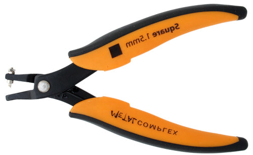 Metal Complex Plier Hole Punch With 1 Extra Pin Set Square 1.5mm