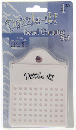 Dazzle-It Bead Counter 4pc/Set Sorting 