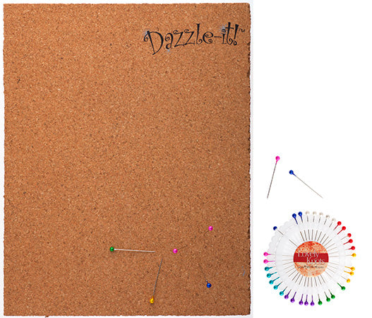 Lovely Knots Cork Board With Pins 8x10Inches