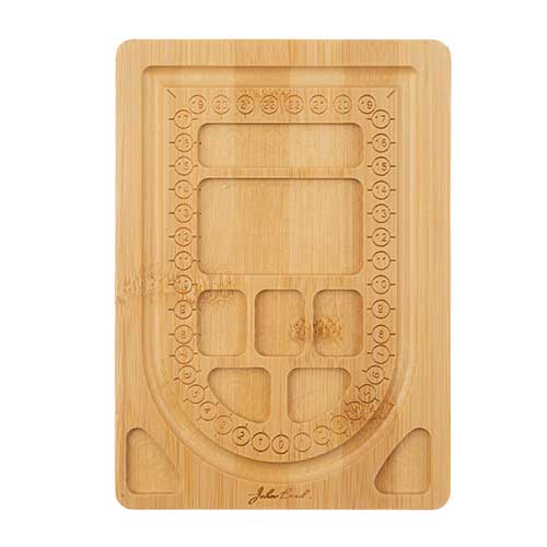 Wood Bead Board Classic Travel 14x19.5X1cm