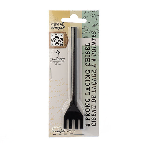 Lacing Chisel 4-Prong Straight 3.1mm