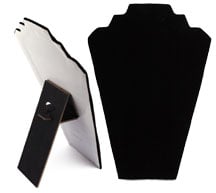 Necklace Display Velvet Black 32cm Designer Quality