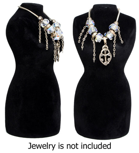 Bust Display Black Polyresin 20cm Tall