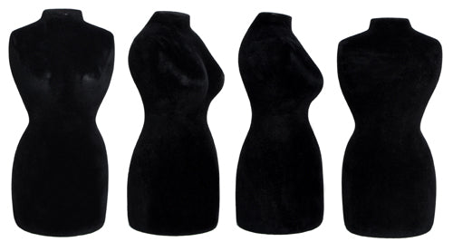 Bust Display Black Polyresin 20cm Tall