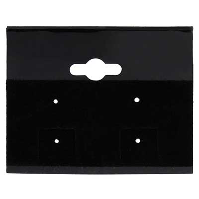 Earring Card Black