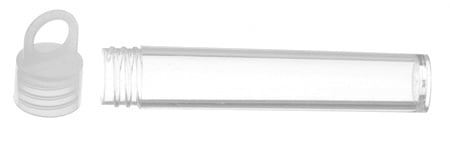 Vial - Plastic With Alabaster Cap 