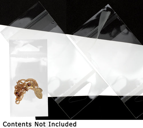 Lip-N-Tape Header Bag Clear 2x3 Inch 1 Inch Lip (1.6ml)