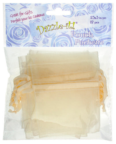 Dazzle-It Sachet Sheer Pouch 12pcs