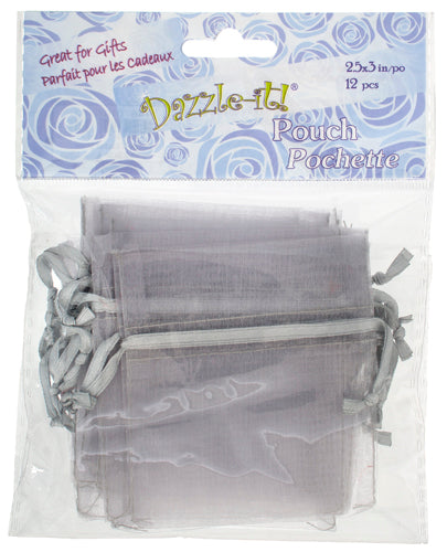 Dazzle-It Sachet Sheer Pouch 12pcs